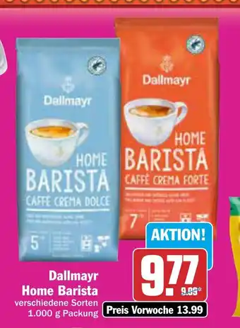 AEZ Dallmayr Home Barista 1.000 g Packung Angebot