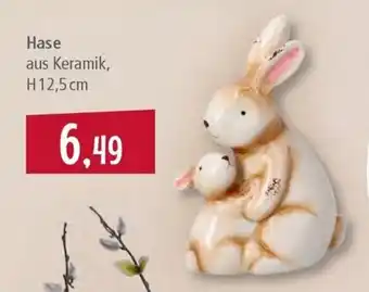 Pfennigpfeiffer Hase aus Keramik, H12,5 cm Angebot