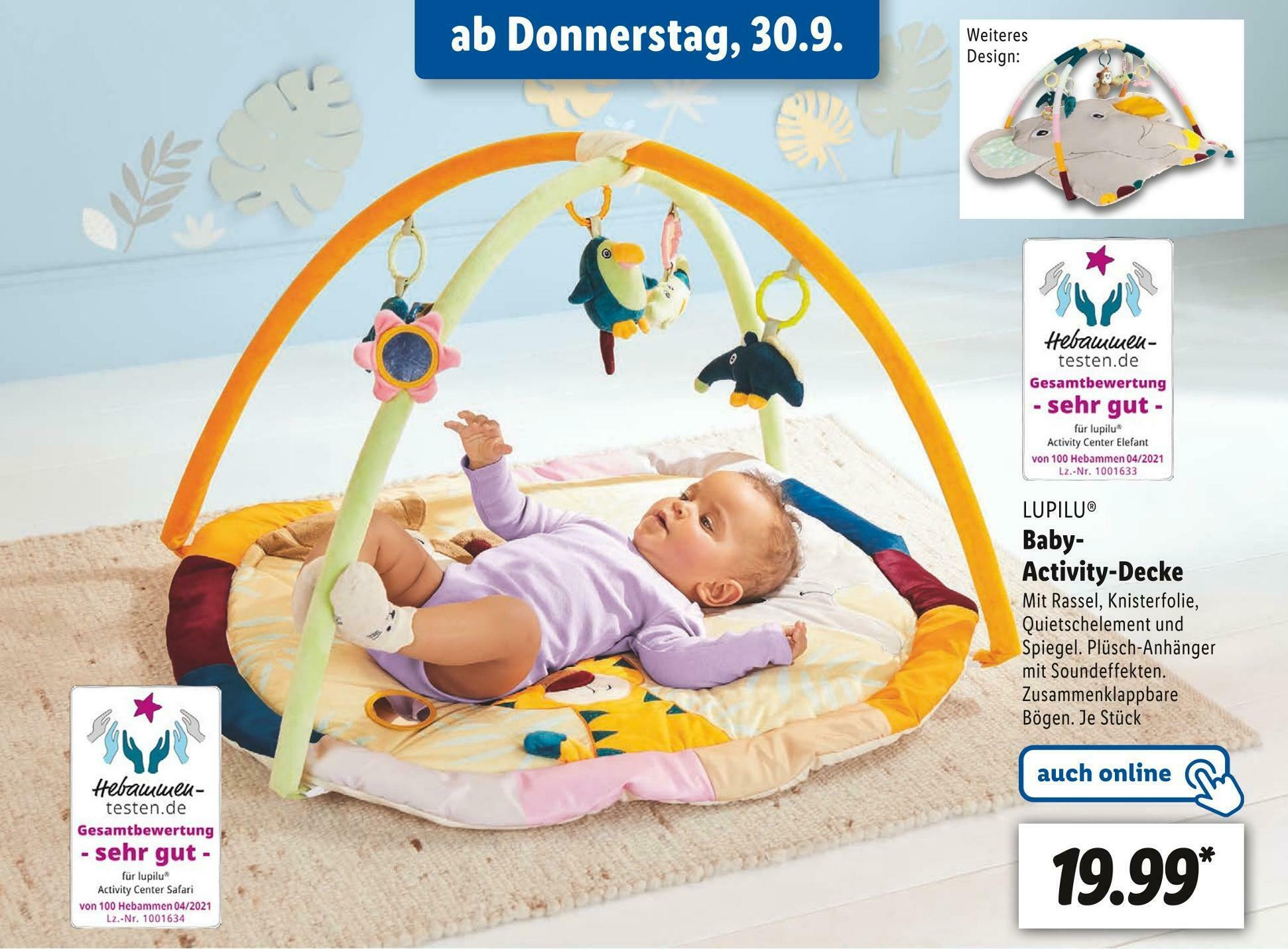 Lupilu babyactivitydecke Angebot bei Lidl