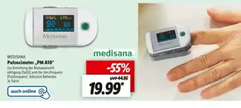 Lidl Medisana pulsoximeter Angebot