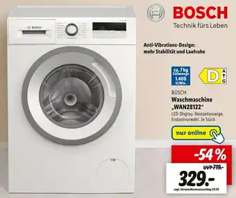 Lidl Bosch waschmaschine „wan28122“ Angebot