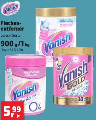 Thomas Philipps Vanish Oxi Action Fleckenentferner 900g/1kg Angebot