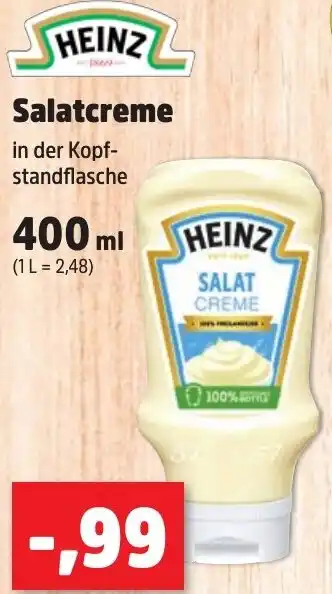 Thomas Philipps HEINZ Salatcreme 400 ml Angebot