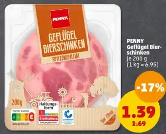 PENNY PENNY Geflügel Bierschinken 200 g Angebot