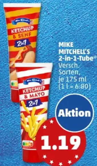 PENNY MIKE MITCHELL'S 2-in-1 Tube 175 ml Angebot