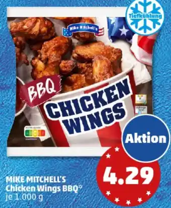 PENNY MIKE MITCHELL'S Chicken Wings BBQ 1.000 g Angebot