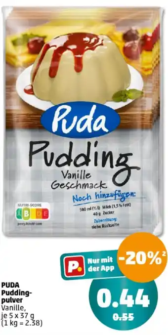 PENNY PUDA Puddingpulver 5x37 g Angebot