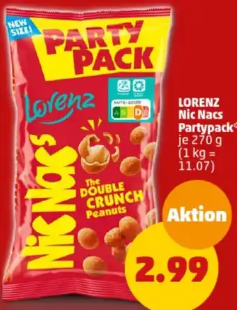 PENNY LORENZ Nic Nacs Partypack 270 g Angebot