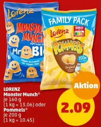 PENNY LORENZ Monster Munch 160 g oder Pommels 200 g Angebot