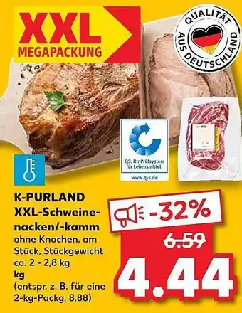 Kaufland K Purland XXL Schweinenacken-kamm Angebot