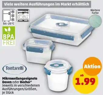 PENNY Tontarelli Mikrowellengeeignete Dosen oder Becher Angebot