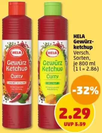 PENNY HELA Gewürzketchup 800 ml Angebot