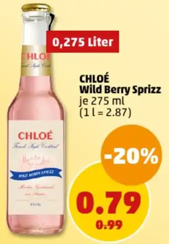 PENNY CHLOÉ Wild Berry Sprizz 275 ml Angebot