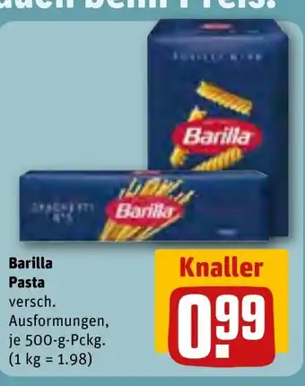 REWE Barilla Pasta 500g Angebot