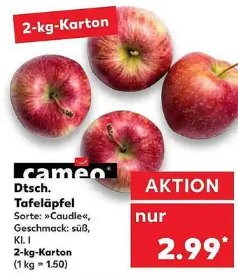 Kaufland Dtsch. Tafeläpfel 2kg Angebot