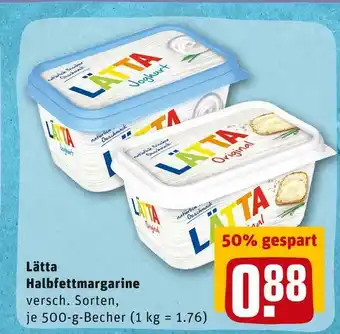 REWE Lätta halbfettmargarine Angebot