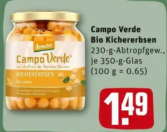 REWE Demeter bio kichererbsen campo verde Angebot