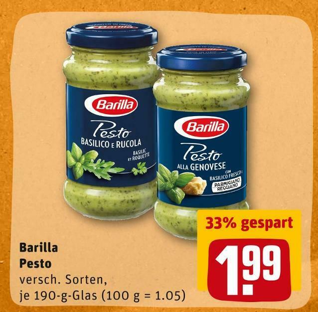 Barilla pesto Angebot bei REWE