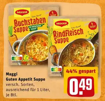 REWE Maggi guten appetit suppe Angebot