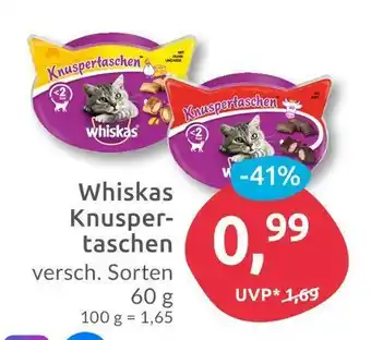 Budni Whiskas knuspertaschen Angebot