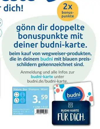 Budni 2x bonuspunkte Angebot