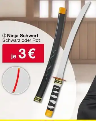 Woolworth Ninja Schwert Angebot