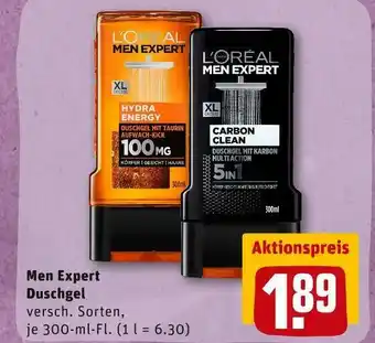 REWE Loreal men expert duschgel Angebot