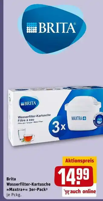 REWE Brita wasserfilter-kartusche »maxtra+« 3er-pack Angebot