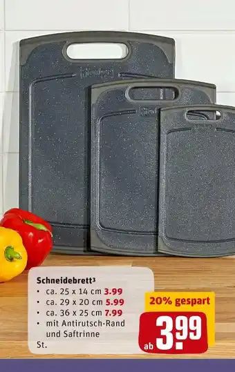 REWE Schneidebrett Angebot