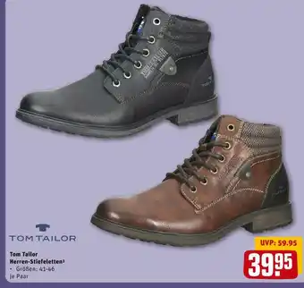 REWE Tom tailor herren-stiefeletten Angebot