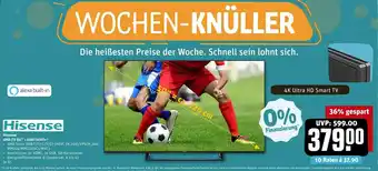 REWE Hisense plasmafernseher uhd-tv 50“ »50a7300f« Angebot
