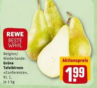 REWE Rewe beste wahl grüne tafelbirnen Angebot