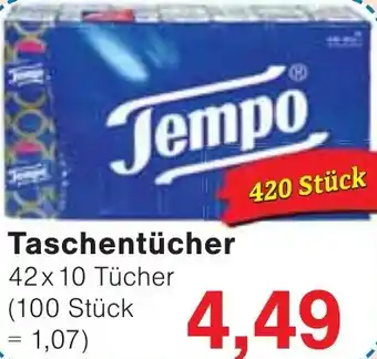 Wiglo Wunderland Tempo Taschentücher 42x10 Tücher Angebot