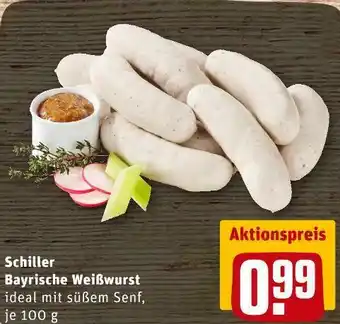 REWE Schiller bayrische weißwurst Angebot