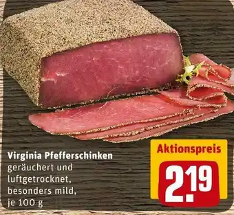 REWE Virginia pfefferschinken Angebot