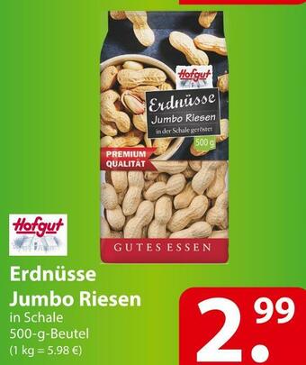 Famila Nord Ost Hofgut erdnüsse jumbo riesen Angebot