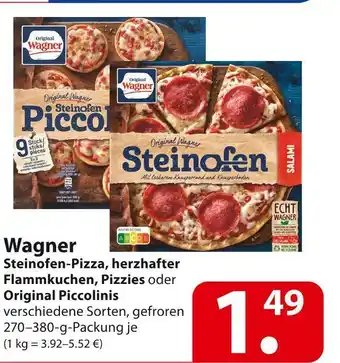 Famila Nord Ost Wagner steinofen-pizza, herzhafter flammkuchen, pizzies oder original piccolinis Angebot