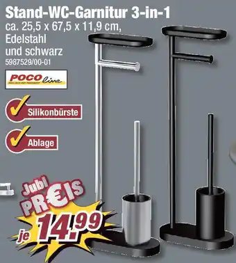 Poco POCOline Stand-WC-Garnitur 3-in-1 Angebot