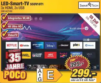 Poco SMART TECH LED-Smart-TV 55UV10T1 Angebot