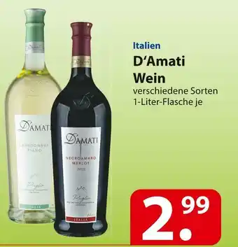 Famila Nord Ost D‘amati wein Angebot