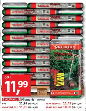 Bauhaus Pflanzerde Angebot