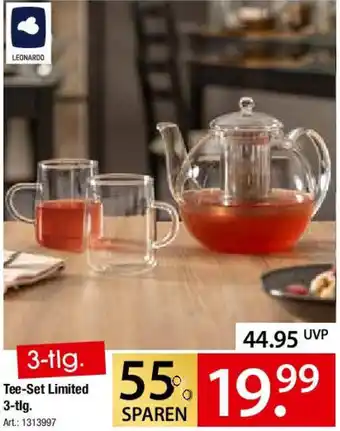 Zurbrüggen LEONARDO Tee-Set Limited 3-tlg. Angebot