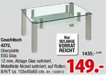 Zurbrüggen Couchtisch 4272 Angebot