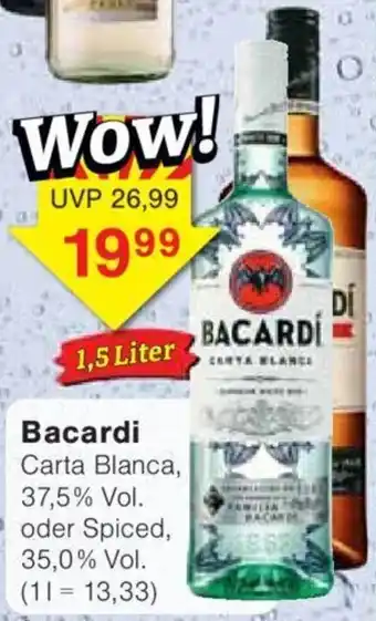 Jawoll Bacardi Carta Blanca 1,5 Liter Angebot