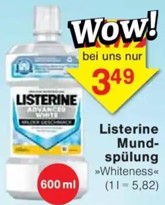 Jawoll Listerine Mundspülung 600 ml Angebot