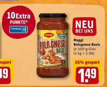 REWE Maggi bolognese basis Angebot