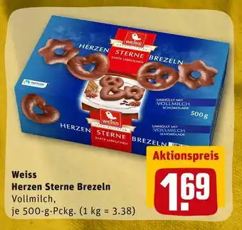 REWE Weiss herzen sterne brezeln Angebot