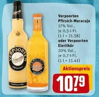 REWE Verpoorten pfirsich-maracuja oder verpoorten eierlikör Angebot