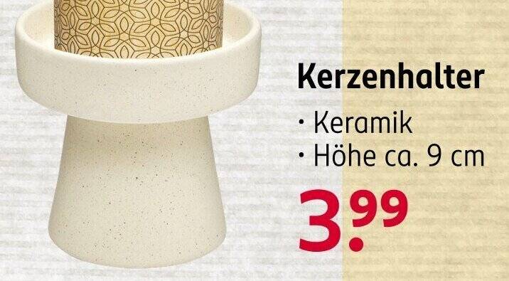 Kerzenhalter Angebot bei Rossmann