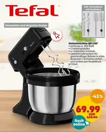 PENNY Tefal küchenmaschine qb1108 Angebot